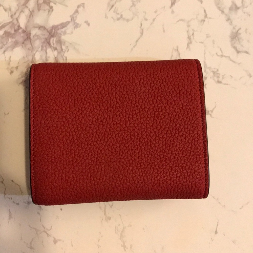 100% Authentic Vintage Celine Trifold Grained Wallet - Picture 11 of 14